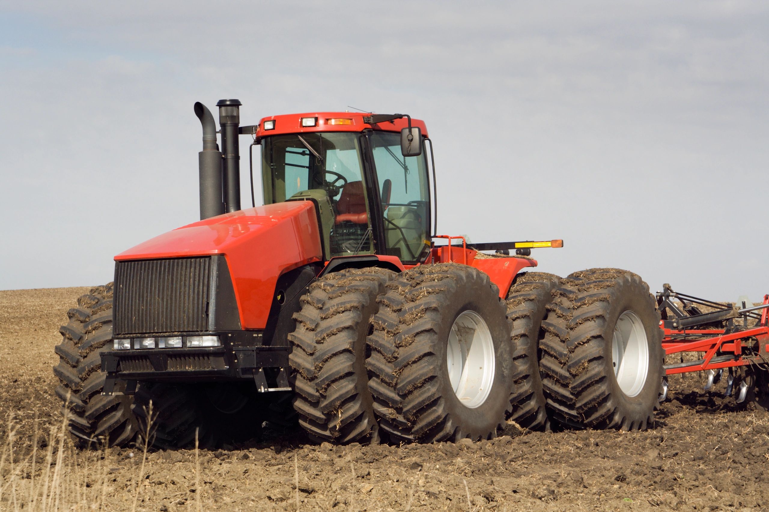 Lovol tractor displayed in an Irish farm setting