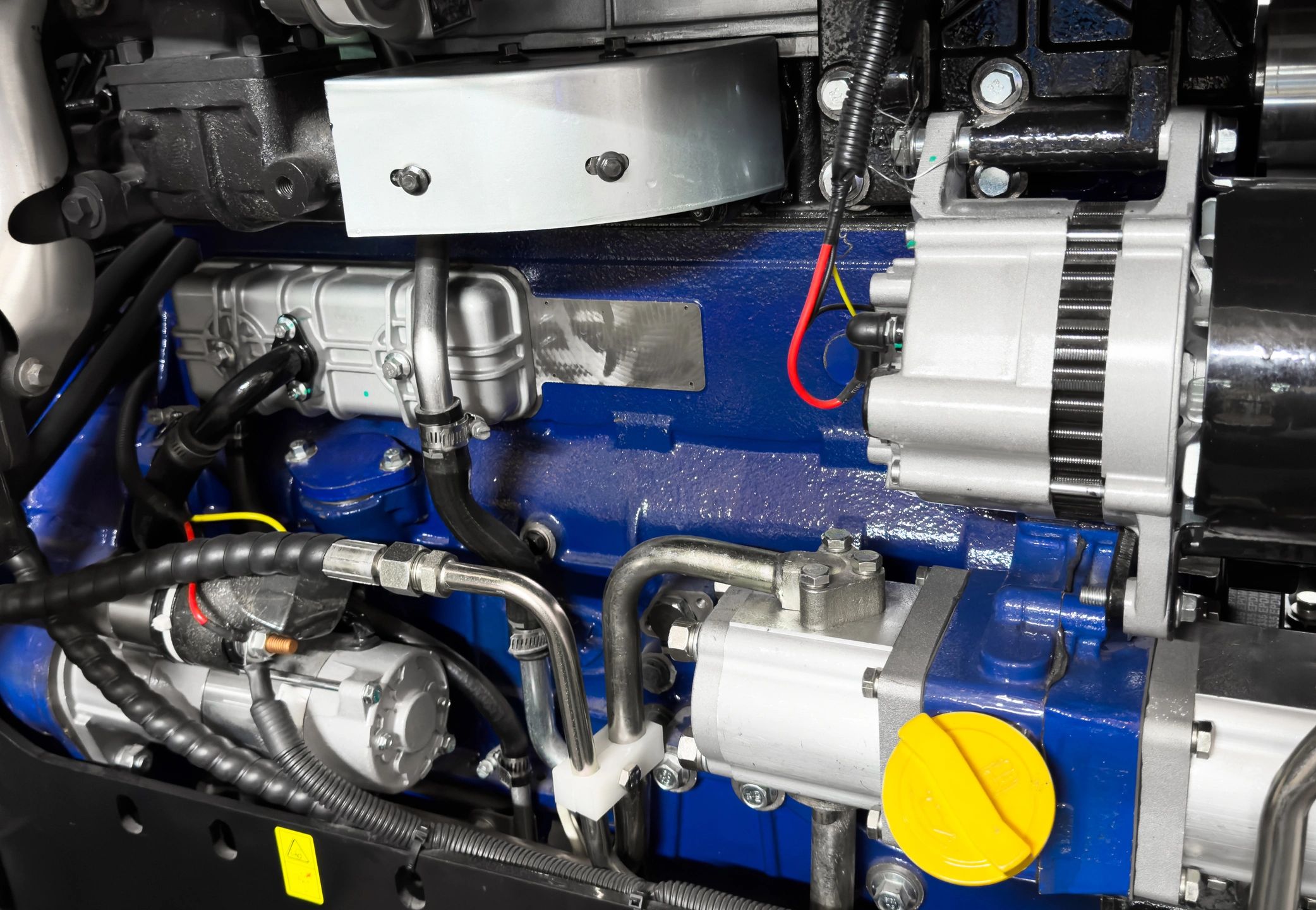 Close-up of Lovol tractor features and controls